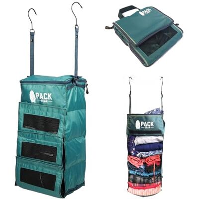Pack Gear Organizer do walizki, zapakuj więcej do swojego dużego bagażu podręcznego, natychmiast rozpakuj za pomocą tych kompresyjnych kostek do pakowania do walizek, wiszący organizer na półkę do szafy (zielony) (podręczny ) Pack Gear Organizer do walizki, zapakuj więcej do swojego dużego bagażu podręcznego, natychmiast rozpakuj za pomocą tych kompresyjnych kostek do pakowania do walizek, wiszący organizer na półkę do szafy (zielony) (podręczny )