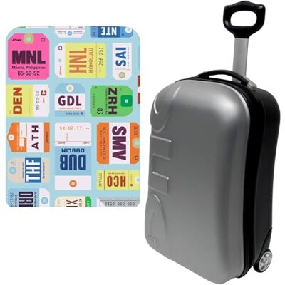PK7243 WELL HOME MOBILIARIO & DECORACIÓN Walizka Trolley 20" Kabina z etui ochronnym City Plates, Biały, Walizka na wózek 20 '' z etui ochronnym PK7243 WELL HOME MOBILIARIO & DECORACIÓN Walizka Trolley 20" Kabina z etui ochronnym City Plates, Biały, Walizka na wózek 20 '' z etui ochronnym
