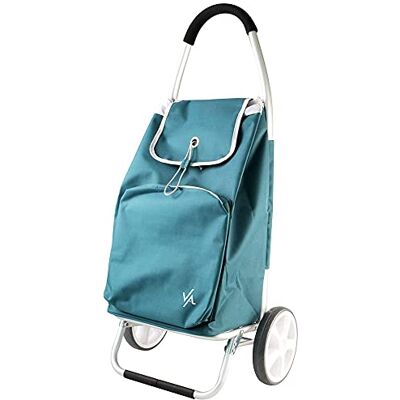Amig Wózek na zakupy 12 x 45,5 x 95 cm z 2 kółkami funkcja termiczna pojemność 50 litrów maksymalne obciążenie 15 kg kolor zielony Amig Wózek na zakupy 12 x 45,5 x 95 cm z 2 kółkami funkcja termiczna pojemność 50 litrów maksymalne obciążenie 15 kg kolor zielony