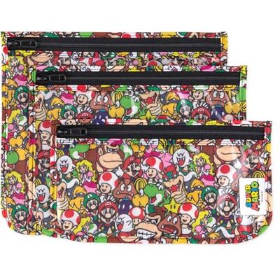 ZB3-NT52 Bumkins Torba podróżna, Nintendo Super Mario kosmetyczka dla niemowląt TSA zatwierdzona torba kieszeń na zamek błyskawiczny rozmiar kwarta przezroczysta organizacja torby na pieluchy akcesoria do ZB3-NT52 Bumkins Torba podróżna, Nintendo Super Mario kosmetyczka dla niemowląt TSA zatwierdzona torba kieszeń na zamek błyskawiczny rozmiar kwarta przezroczysta organizacja torby na pieluchy akcesoria do