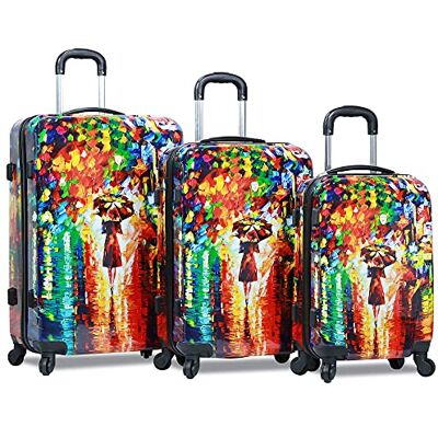 DJ-9459-PARISNIGHT Dejuno Parisian Nights Hardside 3-częściowy zestaw bagażowy typu spinner, wielokolorowy, paryskie noce twarda strona 3-częściowy zestaw bagażowy, wielobarwny, Parisian Nights Hardside 3-częściowy DJ-9459-PARISNIGHT Dejuno Parisian Nights Hardside 3-częściowy zestaw bagażowy typu spinner, wielokolorowy, paryskie noce twarda strona 3-częściowy zestaw bagażowy, wielobarwny, Parisian Nights Hardside 3-częściowy