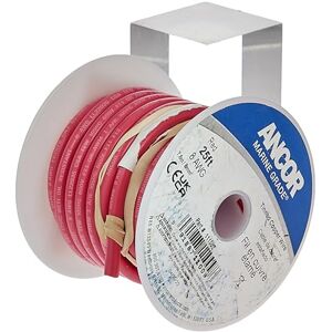 Ancor Czerwony 8 AWG ocynowany drut miedziany 50' Ancor Czerwony 8 AWG ocynowany drut miedziany 50'