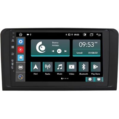 Jf Sound car audio system Konkretne radio samochodowe dla Mercedes ML Android GPS Bluetooth WiFi USB DAB+ Touchscreen 9" 8core Carplay AndroidAuto Jf Sound car audio system Konkretne radio samochodowe dla Mercedes ML Android GPS Bluetooth WiFi USB DAB+ Touchscreen 9" 8core Carplay AndroidAuto