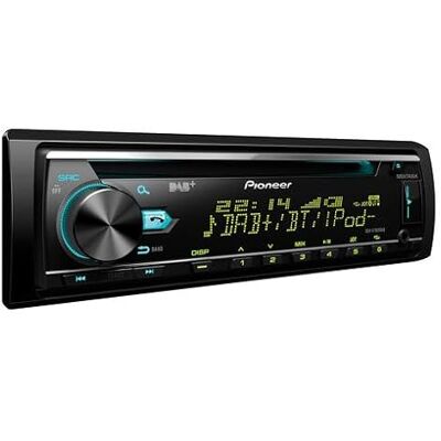 Pioneer DEH-X7800DAB-AN radio samochodowe 1-DIN, tuner CD z RDS, FM i tunerem DAB/DAB+, CD, Bluetooth, USB, wejście AUX, zestaw głośnomówiący Bluetooth, kompatybilny z Androidem i iPodem/iPhonem Pioneer DEH-X7800DAB-AN radio samochodowe 1-DIN, tuner CD z RDS, FM i tunerem DAB/DAB+, CD, Bluetooth, USB, wejście AUX, zestaw głośnomówiący Bluetooth, kompatybilny z Androidem i iPodem/iPhonem