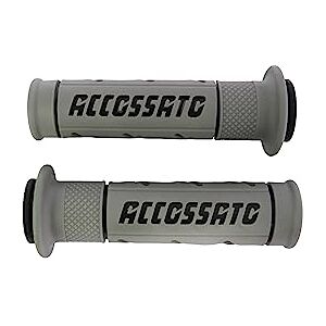 ACCOSSATO Para Szarych Dwuskładnikowych Gumowych Uchwytów z Czarnym Podłożonym Spisem dla KTM 990 Super Duke od 2005 do 2012 (CC 990) ACCOSSATO Para Szarych Dwuskładnikowych Gumowych Uchwytów z Czarnym Podłożonym Spisem dla KTM 990 Super Duke od 2005 do 2012 (CC 990)