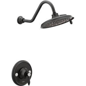 Moen TS32102BL Weymouth Posi-Temp osłona prysznicowa bez zaworu, czarna matowa Moen TS32102BL Weymouth Posi-Temp osłona prysznicowa bez zaworu, czarna matowa