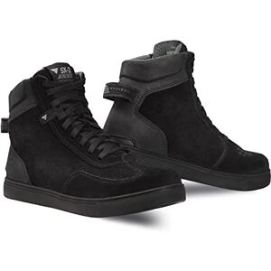 SHIMA SX-2 EVO męskie buty motocyklowe skórzane, wzmocnione, przewiewne trampki motocyklowe z ochraniaczami kostki, antypoślizgową podeszwą i nadkładką zmiany biegów (Czarne, 45) SHIMA SX-2 EVO męskie buty motocyklowe skórzane, wzmocnione, przewiewne trampki motocyklowe z ochraniaczami kostki, antypoślizgową podeszwą i nadkładką zmiany biegów (Czarne, 45)