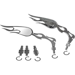 A-Pro Rearview Mirrors Custom Style Motorcycle Chrome Motorbike Handlebar A-Pro Rearview Mirrors Custom Style Motorcycle Chrome Motorbike Handlebar