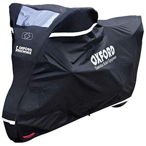 Oxford PRODUCTS CV332 Stormex zewnętrzny wodoodporny pokrowiec na motocykl, czarny, duży Oxford PRODUCTS CV332 Stormex zewnętrzny wodoodporny pokrowiec na motocykl, czarny, duży