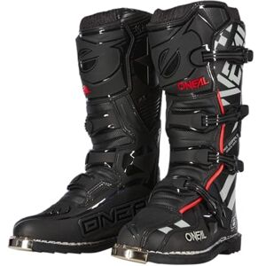 O'NEAL Łódź Tributo, buty motocyklowe uniseks dla dorosłych, czarny, szary, 44 EU O'NEAL Łódź Tributo, buty motocyklowe uniseks dla dorosłych, czarny, szary, 44 EU