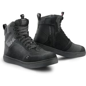SHIMA REBEL 2.0 Damskie buty motocyklowe Wentylowane skórzane Trampki Ochronne kostki z bocznym zamkiem błyskawicznym Antypoślizgowa podeszwa Trampki Letnie buty szlakowe (kobiety, wentylowane czarne, SHIMA REBEL 2.0 Damskie buty motocyklowe Wentylowane skórzane Trampki Ochronne kostki z bocznym zamkiem błyskawicznym Antypoślizgowa podeszwa Trampki Letnie buty szlakowe (kobiety, wentylowane czarne,
