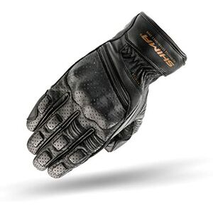 SHIMA Aviator męskie skórzane rękawiczki motocyklowe, na lato, rozmiar S (S-XXL, czarne), rozmiar L SHIMA Aviator męskie skórzane rękawiczki motocyklowe, na lato, rozmiar S (S-XXL, czarne), rozmiar L
