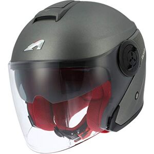 Astone Helmets ASTONE DJ10-2 kask typu jet matowy tytan, rozmiar XXL Astone Helmets ASTONE DJ10-2 kask typu jet matowy tytan, rozmiar XXL