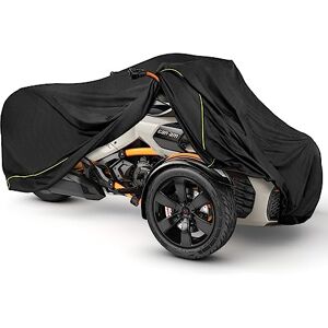 MRWiZMS Can Am Ryker pokrowiec Ryker, wodoodporny, kompatybilny z Can-Am Ryker 600/900/Sport/Rally/Ryker Rally Edition, 420D Oxford, wodoodporny, ochrona na każdą pogodę pokrowiec samochodowy z paskiem MRWiZMS Can Am Ryker pokrowiec Ryker, wodoodporny, kompatybilny z Can-Am Ryker 600/900/Sport/Rally/Ryker Rally Edition, 420D Oxford, wodoodporny, ochrona na każdą pogodę pokrowiec samochodowy z paskiem