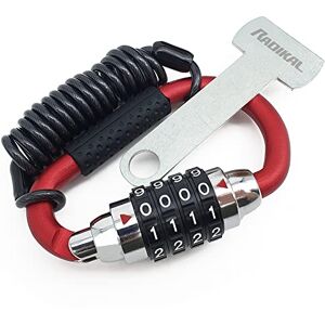 RADIKAL RK540R Blokada kasku motocyklowego, linka stalowa, adapter przedłużający w kształcie litery T, bezpieczeństwa zamek szyfrowy zabezpieczeniem przed kradzieżą Motocykl Kurtka rowerowa bagażowa RADIKAL RK540R Blokada kasku motocyklowego, linka stalowa, adapter przedłużający w kształcie litery T, bezpieczeństwa zamek szyfrowy zabezpieczeniem przed kradzieżą Motocykl Kurtka rowerowa bagażowa