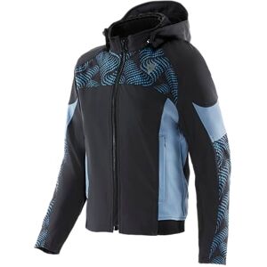 2017300020_84N_38 DAINESE Damska kurtka motocyklowa Ignite 2 Tex Wmn z materiału, z kapturem, czarno-niebieska Mirage, 38, Czarny/niebieski Mirage, 38 2017300020_84N_38 DAINESE Damska kurtka motocyklowa Ignite 2 Tex Wmn z materiału, z kapturem, czarno-niebieska Mirage, 38, Czarny/niebieski Mirage, 38