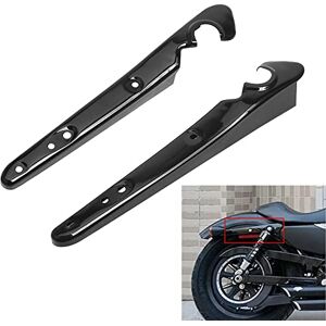 HIYOYO Błyszczący czarny tylny błotnik zestaw amortyzatorów błotnik osłona boczna kierunkowskaz wspornik do Harley Sportster Iron XL 883 1200 48 72 2004-2020 HIYOYO Błyszczący czarny tylny błotnik zestaw amortyzatorów błotnik osłona boczna kierunkowskaz wspornik do Harley Sportster Iron XL 883 1200 48 72 2004-2020