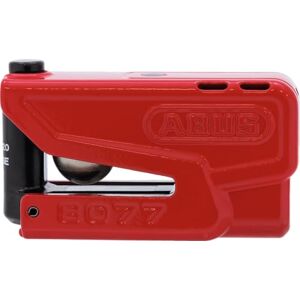 ABUS Granit Detecto XPlus 8077 2.0 Blokada hamulca motocyklowego z inteligentnym alarmem i alarmem z hartowanej stali do wysokiej jakości ochrony motocykli czerwony ABUS Granit Detecto XPlus 8077 2.0 Blokada hamulca motocyklowego z inteligentnym alarmem i alarmem z hartowanej stali do wysokiej jakości ochrony motocykli czerwony