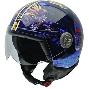 NZI Zeta Graphics kask motocyklowy, akwarium, 55-56 NZI Zeta Graphics kask motocyklowy, akwarium, 55-56