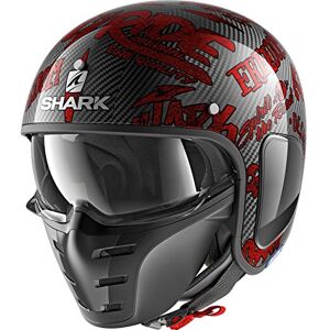 Shark Kask motocyklowy S-DRAK CARBON FREESTYLE CUP DRR, czarny/czerwony, XS Shark Kask motocyklowy S-DRAK CARBON FREESTYLE CUP DRR, czarny/czerwony, XS