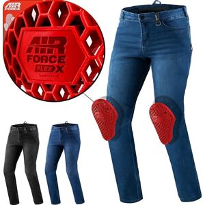 SHIMA Rider męskie spodnie motocyklowe z atestem nakolanników Airforce Spodnie motocyklowe Dżinsy Zbroja Tekstylna Ochrona kolan Wzmocniony przepływ powietrza Dżinsy Plus Size (męskie, niebieskie, SHIMA Rider męskie spodnie motocyklowe z atestem nakolanników Airforce Spodnie motocyklowe Dżinsy Zbroja Tekstylna Ochrona kolan Wzmocniony przepływ powietrza Dżinsy Plus Size (męskie, niebieskie,