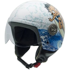 NZI 490020G549 Vintage II SurFlowers kask motocyklowy otwarty na twarz, ilustracja Betty Boop, L NZI 490020G549 Vintage II SurFlowers kask motocyklowy otwarty na twarz, ilustracja Betty Boop, L