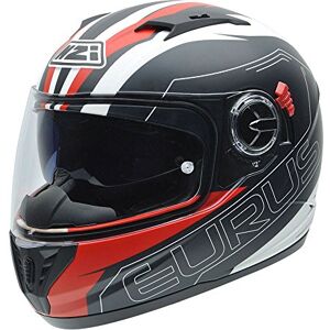 050286G717 NZI Eurus Graphics kask motocyklowy, biały/czarny/czerwony, 61 050286G717 NZI Eurus Graphics kask motocyklowy, biały/czarny/czerwony, 61