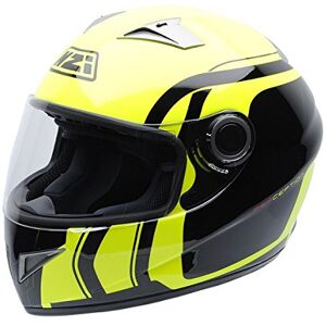 NZI Vital Graphics kask motocyklowy, czarny/fluorescencyjny żółty, S NZI Vital Graphics kask motocyklowy, czarny/fluorescencyjny żółty, S