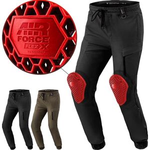 SHIMA JOGGSTER Męskie spodnie motocyklowe AIRFORCE AIRFORCE Homologowane obcisłe spodnie miejskie tekstylne ochrona kolan (męskie, czarne, 30) SHIMA JOGGSTER Męskie spodnie motocyklowe AIRFORCE AIRFORCE Homologowane obcisłe spodnie miejskie tekstylne ochrona kolan (męskie, czarne, 30)