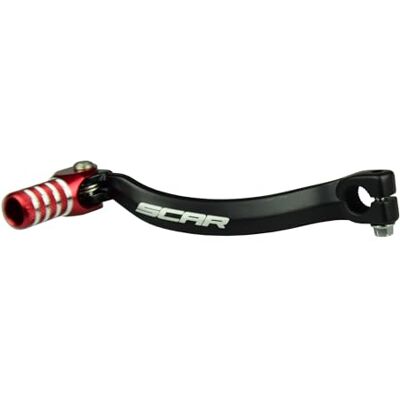 SCAR Dźwignia zmiany biegów Kompatybilny z HONDA CR 125 CR125 Czerwony SCAR Dźwignia zmiany biegów Kompatybilny z HONDA CR 125 CR125 Czerwony