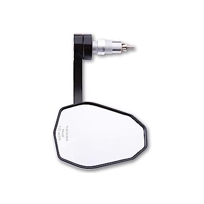HIGHSIDER 301-026 Lenkerendenspiegel aluminium lusterko kierownicy, czarne HIGHSIDER 301-026 Lenkerendenspiegel aluminium lusterko kierownicy, czarne