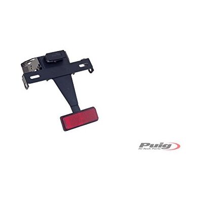 Puig 6551N tablica rejestracyjna do Triumph Daytona 675/R 2013-2015, Street Triple/R 2013-2015, czarna Puig 6551N tablica rejestracyjna do Triumph Daytona 675/R 2013-2015, Street Triple/R 2013-2015, czarna