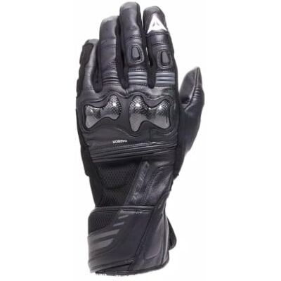 Dainese Reacto Carbon Long Gloves, długie rękawiczki motocyklowe ze skóry, z ochroną kostek z włókna węglowego i wzmocnieniami na palcach, Smart Touch, dla mężczyzn Dainese Reacto Carbon Long Gloves, długie rękawiczki motocyklowe ze skóry, z ochroną kostek z włókna węglowego i wzmocnieniami na palcach, Smart Touch, dla mężczyzn