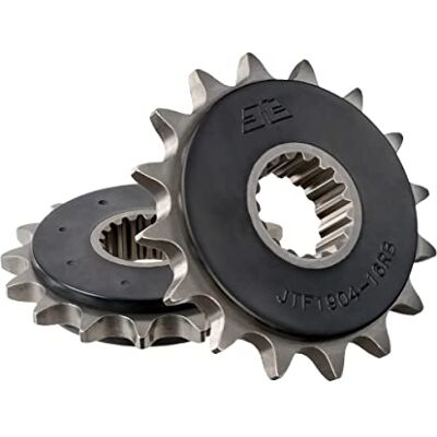JT Sprockets Jtsprockets JTF1904.16RB Zębatka przednia wyściełana gumą Czarny JT Sprockets Jtsprockets JTF1904.16RB Zębatka przednia wyściełana gumą Czarny