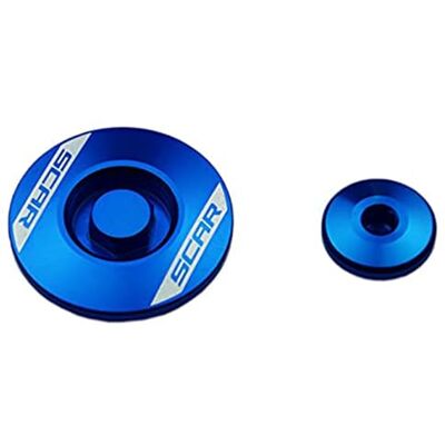 SCAR Pokrywy silnika Korki KX-F KXF 250 KX250F KXF 450 KX450F Niebieski SCAR Pokrywy silnika Korki KX-F KXF 250 KX250F KXF 450 KX450F Niebieski