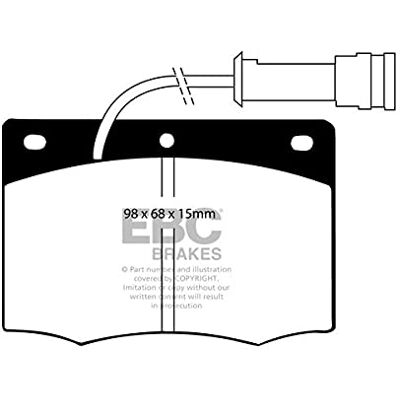 EBC DP437 Klocki hamulcowe ULTIMAX2 Brakes do Ford Granada Mk2 Granada Mk2 Est EBC DP437 Klocki hamulcowe ULTIMAX2 Brakes do Ford Granada Mk2 Granada Mk2 Est