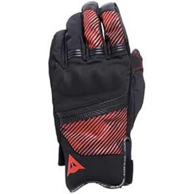 Dainese Błyskawica D-Dry® Gloves, zimowe rękawice motocyklowe, ochraniacze na nogi, rękawice z wkładką termiczną, ekran dotykowy, czarny, czarny, czerwony, XXL Dainese Błyskawica D-Dry® Gloves, zimowe rękawice motocyklowe, ochraniacze na nogi, rękawice z wkładką termiczną, ekran dotykowy, czarny, czarny, czerwony, XXL