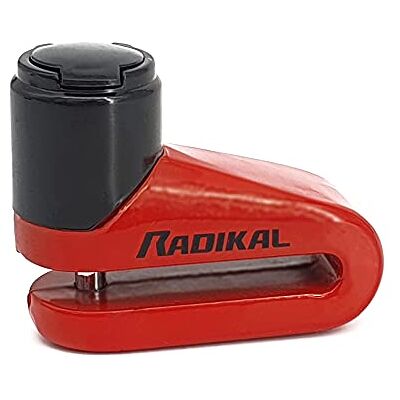 RADIKAL RK505R Blokada Dysku Kłódka antykradzieżowa Rower do hulajnogi tarczowej, stalowy trzpień ø 5,5 mm, blokada ochronna, 5 mm RADIKAL RK505R Blokada Dysku Kłódka antykradzieżowa Rower do hulajnogi tarczowej, stalowy trzpień ø 5,5 mm, blokada ochronna, 5 mm