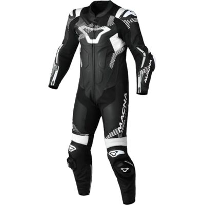 Macna ARMADYL 1PC BLACK/WHITE 56 Macna ARMADYL 1PC BLACK/WHITE 56