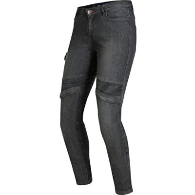 BROGER Ohio Lady dżinsy motocyklowe aramid DuPont Kevlar Sas-Tec ochrona kolan na biodra ogonowe elementy odblaskowe, zwężany krój BROGER Ohio Lady dżinsy motocyklowe aramid DuPont Kevlar Sas-Tec ochrona kolan na biodra ogonowe elementy odblaskowe, zwężany krój