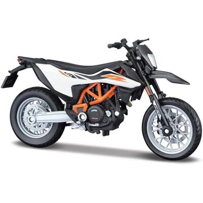 Maisto KTM 690 SMC R Supermoto Die-Cast Motorbike Model, skala 1:18 Maisto KTM 690 SMC R Supermoto Die-Cast Motorbike Model, skala 1:18