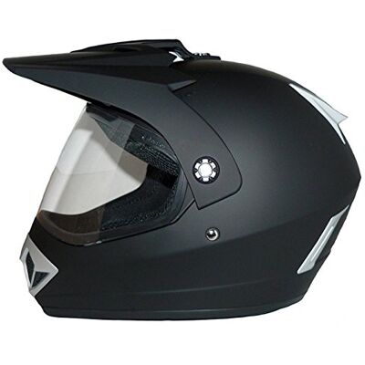 protectWEAR kask motocyklowy na całą twarz z wizjerem, matowy czarny, XL protectWEAR kask motocyklowy na całą twarz z wizjerem, matowy czarny, XL