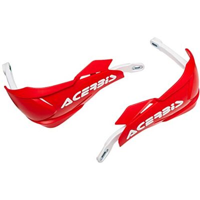 Acerbis 22397.343 osłony na rękę motocykla, czerwony/biały, rozmiar uniwersalny Acerbis 22397.343 osłony na rękę motocykla, czerwony/biały, rozmiar uniwersalny