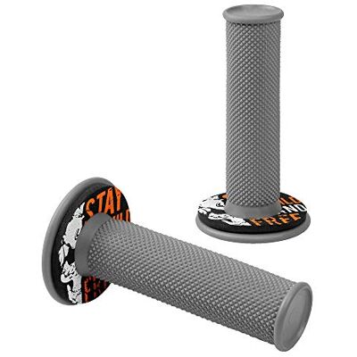 Lampa 90577 Donut Off-Road Grips, uniwersalne uchwyty szary pomarańczowy Lampa 90577 Donut Off-Road Grips, uniwersalne uchwyty szary pomarańczowy