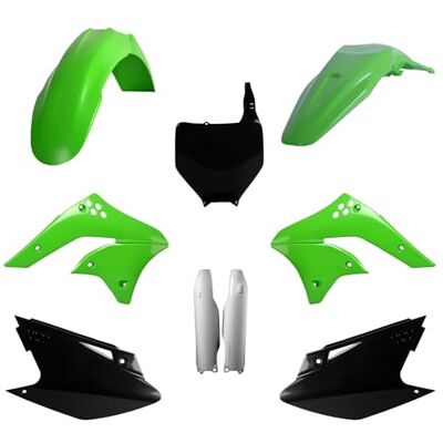 Polisport 91482 Kompletny zestaw z tworzywa sztucznego (z osłoną widelca) Kawasaki kolor OEM Polisport 91482 Kompletny zestaw z tworzywa sztucznego (z osłoną widelca) Kawasaki kolor OEM