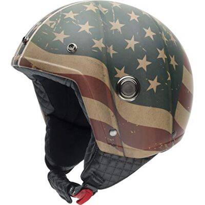 NZI Tonup Graphics otwarty kask motocyklowy, matowy Illinois, rozmiar XL NZI Tonup Graphics otwarty kask motocyklowy, matowy Illinois, rozmiar XL