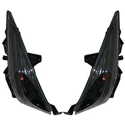 one by Camamoto cod. 77206378N para zestaw strzałek przednich z certyfikatem CE czarny/przezroczysty kompatybilny z yamaha t-max 500cc rok od 2008 do 2011 one by Camamoto cod. 77206378N para zestaw strzałek przednich z certyfikatem CE czarny/przezroczysty kompatybilny z yamaha t-max 500cc rok od 2008 do 2011