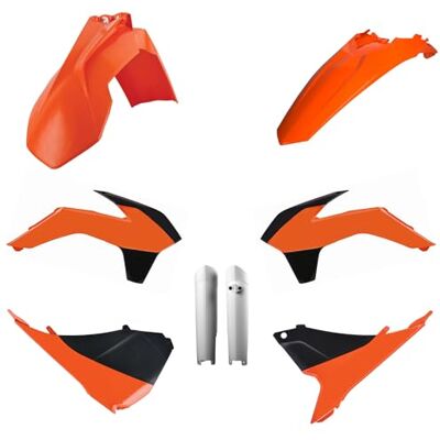Polisport 91463 kompletny zestaw z tworzywa sztucznego (z osłoną widelca) KTM kolor OEM 14 Polisport 91463 kompletny zestaw z tworzywa sztucznego (z osłoną widelca) KTM kolor OEM 14