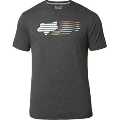 Fox Racing Lightspeed Head Ss Tech Tee Heather Black Fox Racing Lightspeed Head Ss Tech Tee Heather Black