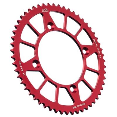 JT Sprockets JTA215.55RED 55 zębów czerwony racelit anodowane aluminium 7075 T6 tylne koło zębate JT Sprockets JTA215.55RED 55 zębów czerwony racelit anodowane aluminium 7075 T6 tylne koło zębate